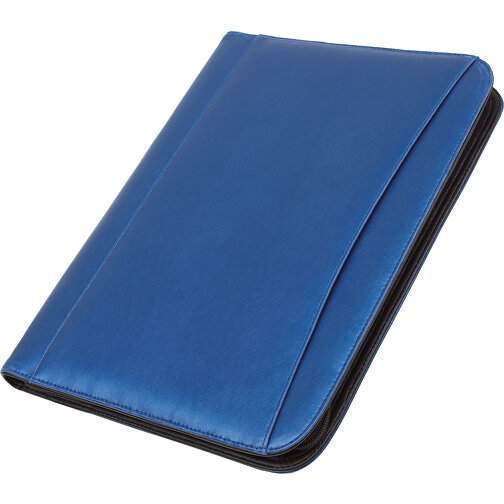 Portfolio GENTLE , blau, PU / PVC, 34,50cm x 3,00cm x 26,00cm (Länge x Höhe x Breite), Bild 1
