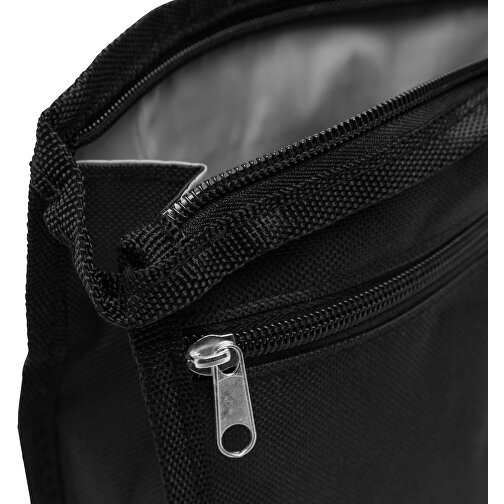 Kulturtasche NIGHT &  DAY , schwarz, 600D Polyester, 28,00cm x 8,50cm x 18,00cm (Länge x Höhe x Breite), Bild 5