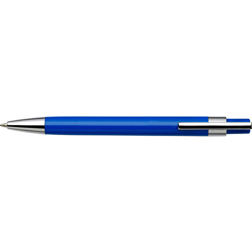 Kugelschreiber Aus Kunststoff Jarod , blau, Plastik, Metall, , Bild 3