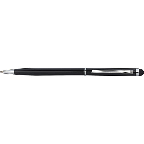 Kugelschreiber SMART TOUCH COLOUR , schwarz, Aluminium, 13,60cm (Länge), Bild 3
