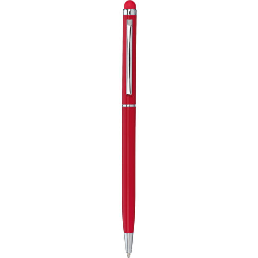Kugelschreiber SMART TOUCH COLOUR , rot, Aluminium, 13,60cm (Länge), Bild 1