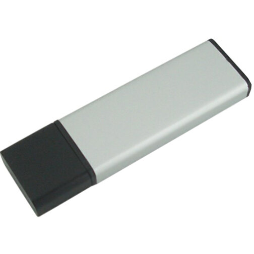 USB-Stick ALU KING 32GB , Promo Effects MB , silber MB , 32 GB , Kunststoff/ Aluminium MB , 3 - 10 MB/s MB , 5,90cm x 0,70cm x 1,70cm (Länge x Höhe x Breite), Bild 1