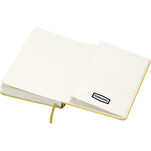 Classic A5 Hard Cover Notizbuch , gelb, Karton, Lederimitat Papier, 21,30cm x 1,50cm x 14,50cm (Länge x Höhe x Breite), Bild 6