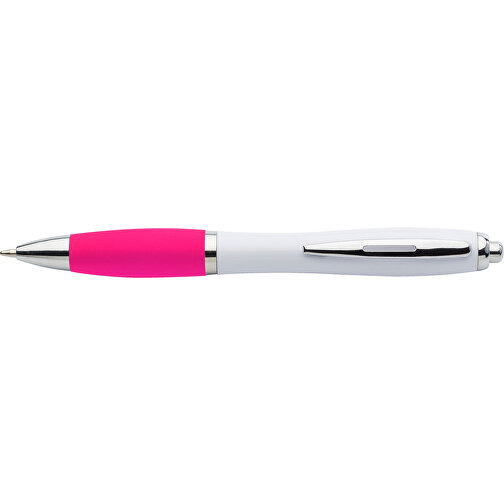 Kugelschreiber Aus Kunststoff Swansea , rosa, ABS, Plastik, Metall, 14,20cm (Höhe), Bild 3