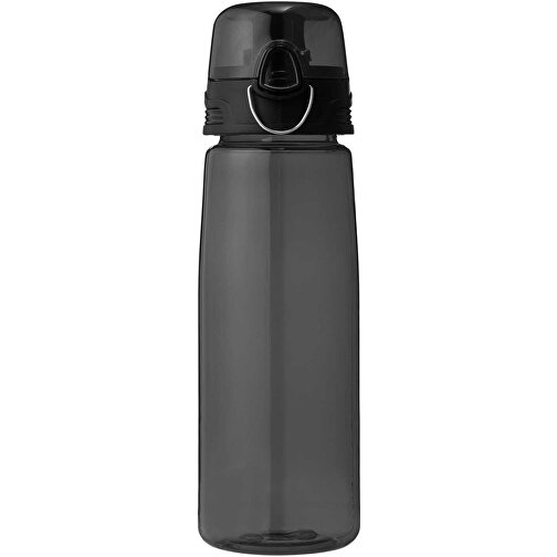 Capri 700 Ml Tritan™ Sportflasche , transparent schwarz, Eastman Tritan™, 25,00cm (Höhe), Bild 1