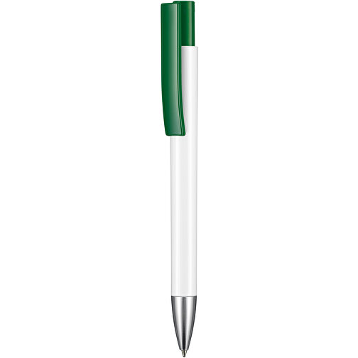 Kugelschreiber STRATOS , Ritter-Pen, minz-grün/weiss, ABS-Kunststoff, 14,50cm (Länge), Bild 1