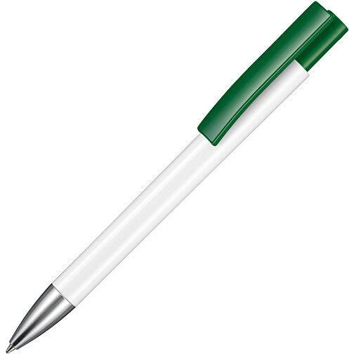 Kugelschreiber STRATOS , Ritter-Pen, minz-grün/weiß, ABS-Kunststoff, 14,50cm (Länge), Bild 2