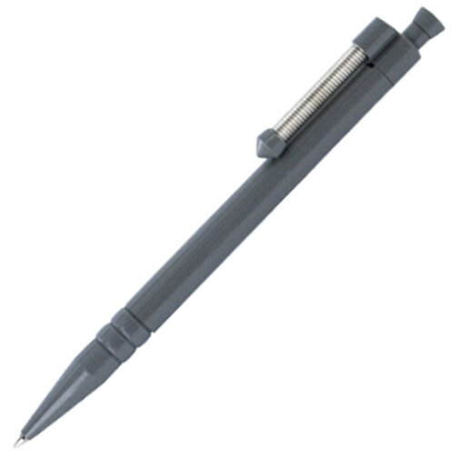 Kugelschreiber SPRING , Ritter-Pen, steingrau, ABS-Kunststoff, 14,10cm (Länge), Bild 2