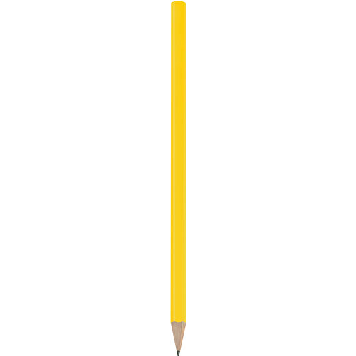 Bleistift, Lackiert, Rund , gelb, Holz, 17,50cm x 0,70cm x 0,70cm (Länge x Höhe x Breite), Bild 1