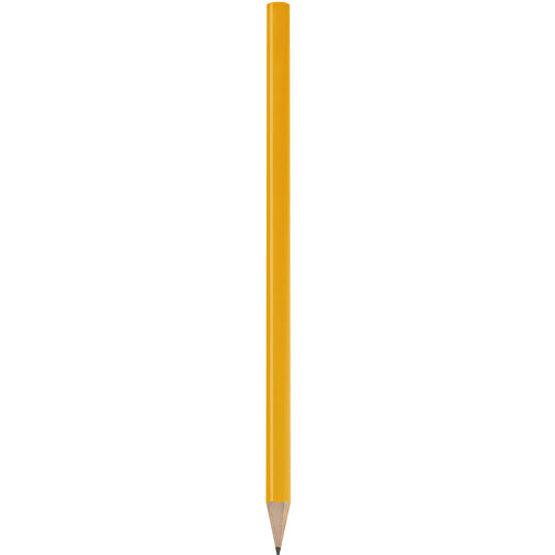 Bleistift, Lackiert, Rund , ocker, Holz, 17,50cm x 0,70cm x 0,70cm (Länge x Höhe x Breite), Bild 1