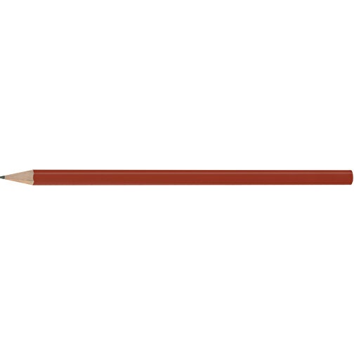 Bleistift, Lackiert, Rund , rotbraun, Holz, 17,50cm x 0,70cm x 0,70cm (Länge x Höhe x Breite), Bild 3