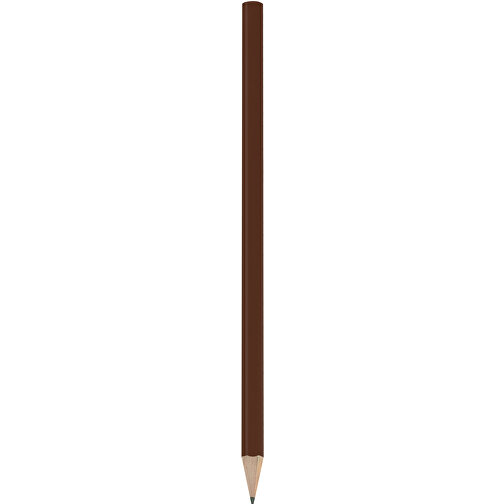 Bleistift, Lackiert, Rund , dunkelbraun, Holz, 17,50cm x 0,70cm x 0,70cm (Länge x Höhe x Breite), Bild 1