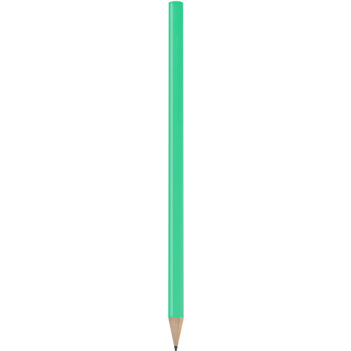 Bleistift, Lackiert, Rund , hellgrün, Holz, 17,50cm x 0,70cm x 0,70cm (Länge x Höhe x Breite), Bild 1