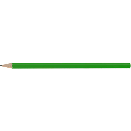 Bleistift, Lackiert, Rund , grasgrün, Holz, 17,50cm x 0,70cm x 0,70cm (Länge x Höhe x Breite), Bild 3