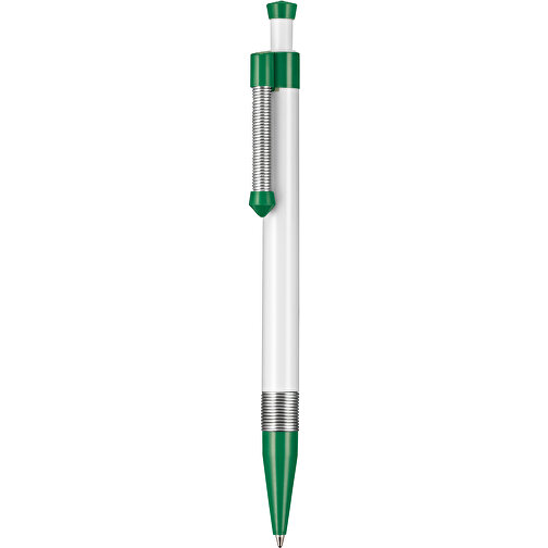 Kugelschreiber Spring SP , Ritter-Pen, minz-grün/weiss, ABS-Kunststoff, 14,10cm (Länge), Bild 1