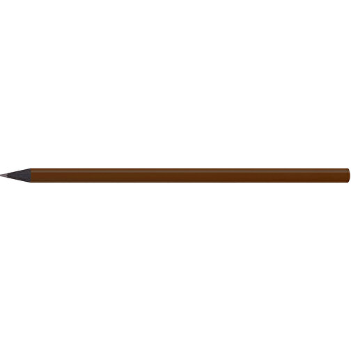 Schwarz Gefärbter Bleistift, Lackiert, Rund , dunkelbraun, Holz, 17,50cm x 0,70cm x 0,70cm (Länge x Höhe x Breite), Bild 3