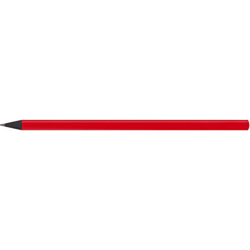 Schwarz Gefärbter Bleistift, Lackiert, Rund , rot, Holz, 17,50cm x 0,70cm x 0,70cm (Länge x Höhe x Breite), Bild 3