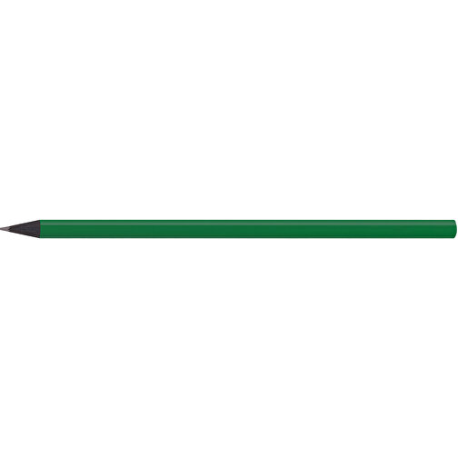Schwarz Gefärbter Bleistift, Lackiert, Rund , dunkelgrün, Holz, 17,50cm x 0,70cm x 0,70cm (Länge x Höhe x Breite), Bild 3