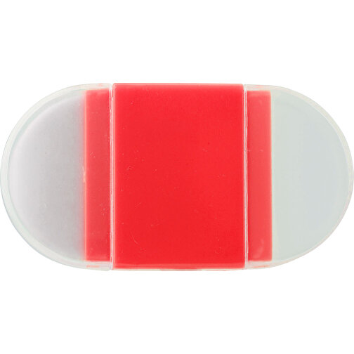 Anspitzer Aus Kunststoff Pauline , rot, PS, TPR, 6,30cm x 1,60cm x 3,30cm (Länge x Höhe x Breite), Bild 1