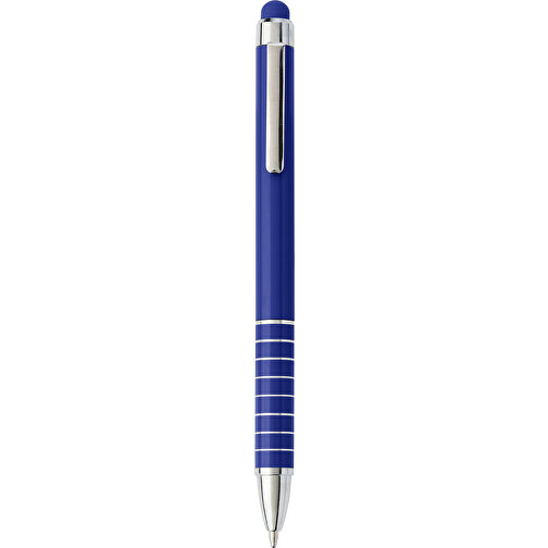 Penna a sfera in alluminio capacitiva, refill blu, Immagine 1