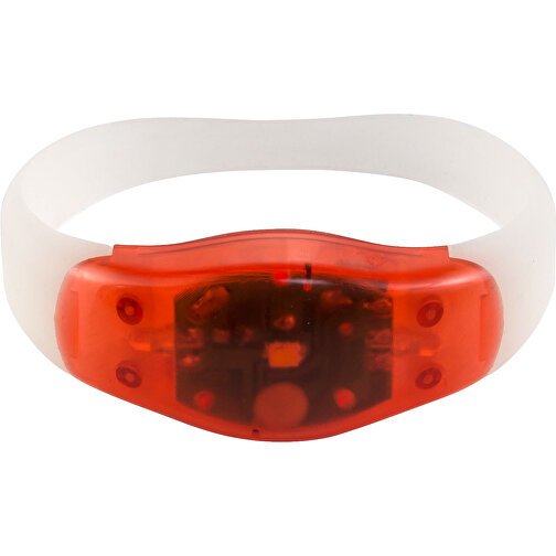 Armband Aus ABS-Kunststoff Renza , rot, ABS, Plastik, Silikon, , Bild 2