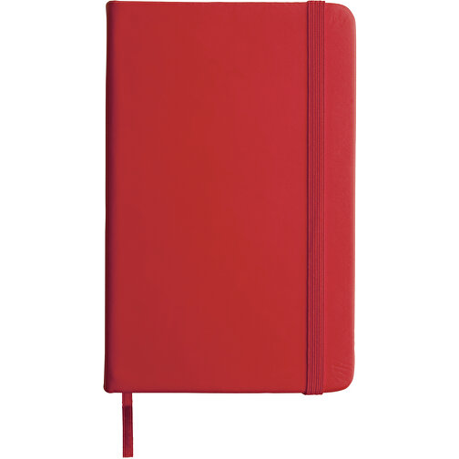 Notizbuch LUBLIN , Reflects, rot, Kunstleder, Papier, 14,50cm x 1,40cm x 9,00cm (Länge x Höhe x Breite), Bild 1