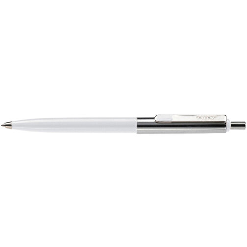 Kugelschreiber Topper , weiß, Metall, 14,00cm (Länge), Bild 3