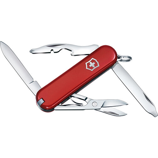 RAMBLER - Victorinox Schweizer Messer , Victorinox, rot, hochlegierter, rostfreier Stahl, 5,80cm x 1,05cm x 1,95cm (Länge x Höhe x Breite), Bild 2