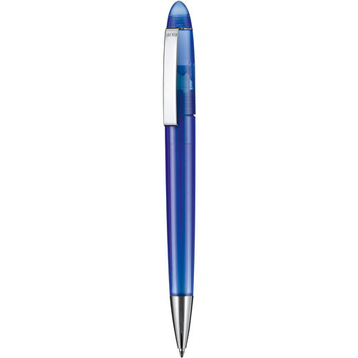 Kugelschreiber HAVANA TRANSPARENT , Ritter-Pen, royal-blau, ABS, Metall, 14,30cm (Länge), Bild 1