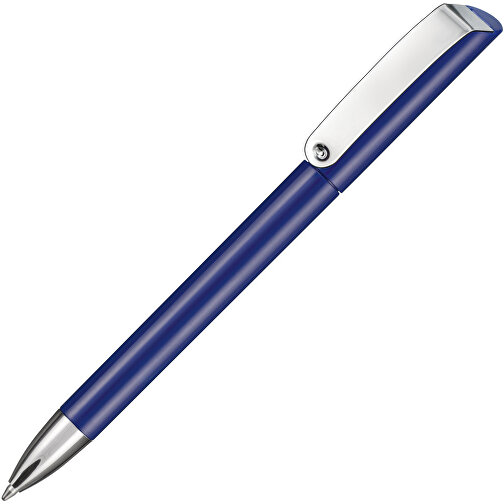 Kugelschreiber GLOSSY , Ritter-Pen, dunkelblau, ABS-Kunststoff, 14,20cm (Länge), Bild 2