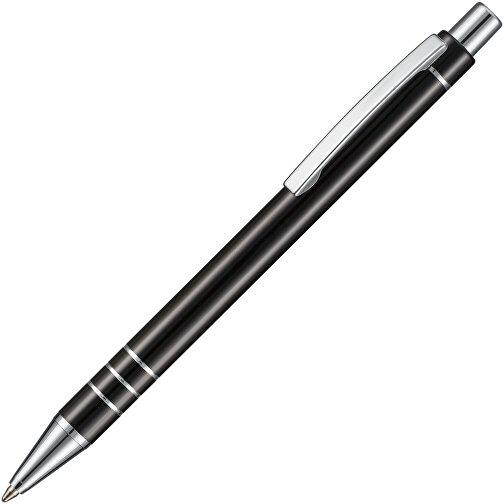Kugelschreiber GLANCE , Ritter-Pen, schwarz, Metall, 13,30cm (Länge), Bild 2