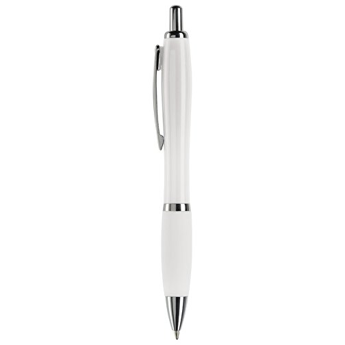 Kugelschreiber Hawaï Hardcolour , weiß, ABS & Metall, 14,00cm (Länge), Bild 4