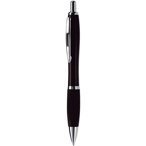 Kugelschreiber Hawaï Hardcolour , schwarz, ABS & Metall, 14,00cm (Länge), Bild 1