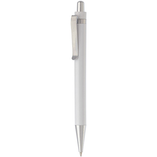 Kugelschreiber Antartica , weiss, ABS & Metall, 13,50cm (Länge), Bild 1