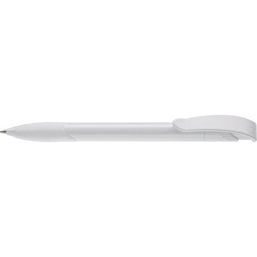 Kugelschreiber Apollo Hardcolour , weiß / weiß, ABS, 14,70cm (Länge), Bild 3