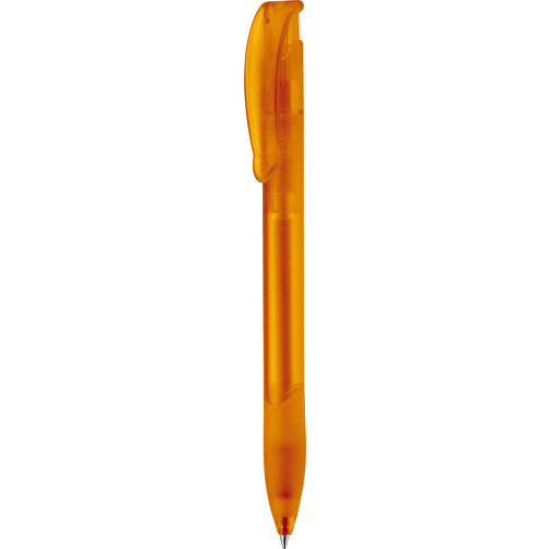 Kugelschreiber Apollo Frosty , gefrostet orange, ABS, 14,70cm (Länge), Bild 1