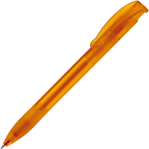 Kugelschreiber Apollo Frosty , gefrostet orange, ABS, 14,70cm (Länge), Bild 2