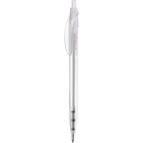 Kugelschreiber Cosmo Transparent , transparent weiss, ABS, 14,50cm (Länge), Bild 1