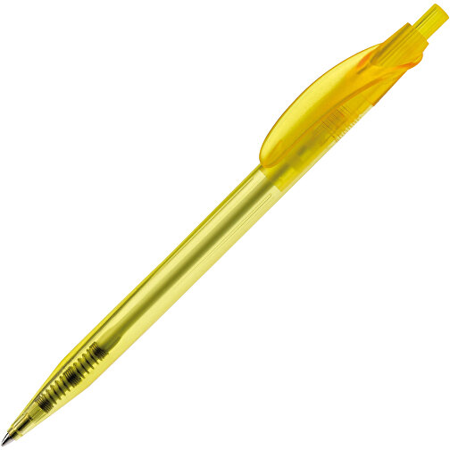 Kugelschreiber Cosmo Transparent , transparent gelb, ABS, 14,50cm (Länge), Bild 2