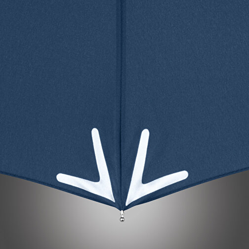 AC-Mini-Taschenschirm Safebrella® LED , Fare, marine, Polyester- Pongee, , Bild 5