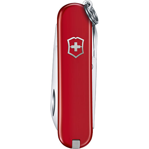 RALLY - Victorinox Schweizer Messer , Victorinox, rot, hochlegierter, rostfreier Stahl, 5,80cm x 0,90cm x 2,00cm (Länge x Höhe x Breite), Bild 1