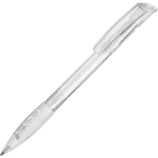 Kugelschreiber BUBBLE TRANSPARENT , Ritter-Pen, transparent-klar, ABS-Kunststoff, 14,40cm (Länge), Bild 2