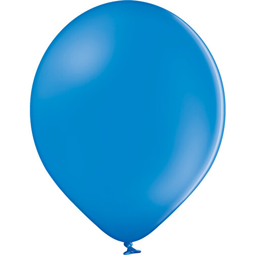 Luftballon 100-110cm Umfang , mittelblau, Naturlatex, 33,00cm x 36,00cm x 33,00cm (Länge x Höhe x Breite), Bild 1