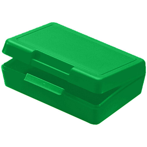 Vorratsdose 'Brunch-Box' , standard-grün, Kunststoff, 12,50cm x 4,00cm x 8,50cm (Länge x Höhe x Breite), Bild 1