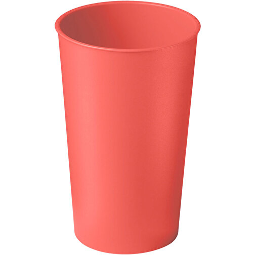Trinkbecher 'Colour' 0,4 L , pastell-rot, Kunststoff, 13,60cm (Höhe), Bild 1