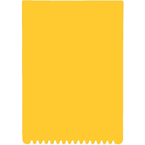 Eiskratzer 'Rechteck' , standard-gelb, Kunststoff, 14,70cm x 0,30cm x 10,30cm (Länge x Höhe x Breite), Bild 1