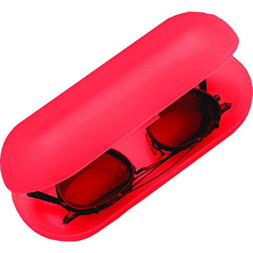Dose 'B-Box' , standard-rot, Kunststoff, 16,00cm x 5,00cm x 6,50cm (Länge x Höhe x Breite), Bild 1