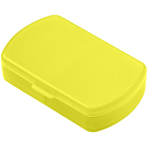 Aufbewahrungsdose 'Duo' , trend-gelb PP, Kunststoff, 6,10cm x 1,40cm x 4,00cm (Länge x Höhe x Breite), Bild 1