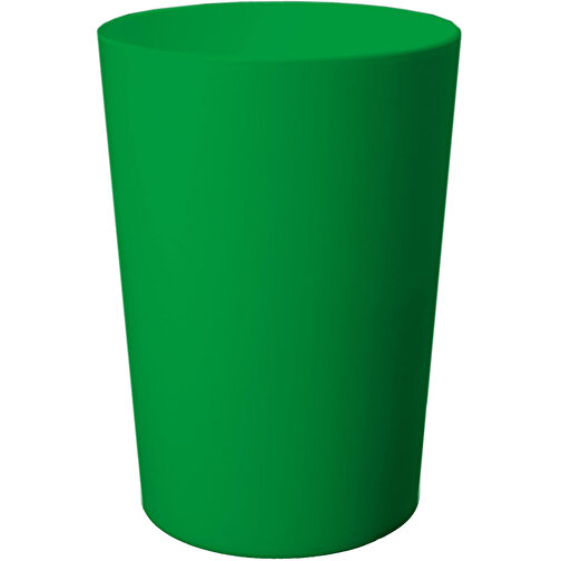Zahnputzbecher 'Pure' , standard-grün, Kunststoff, 9,10cm (Höhe), Bild 1