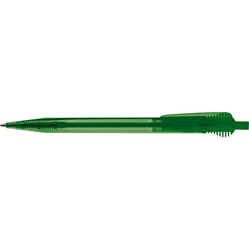 Kugelschreiber Cosmo Transparent , transparent grün, ABS, 14,70cm (Länge), Bild 3